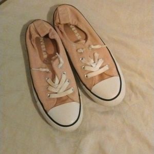 Pink all-star converses